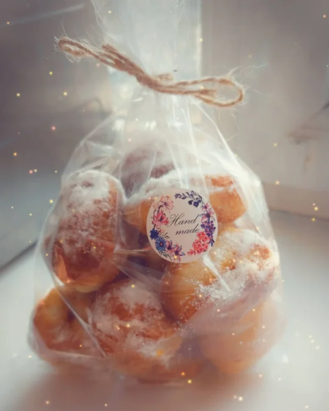 Пончики берлинские со сгущенкой, 1 кг.